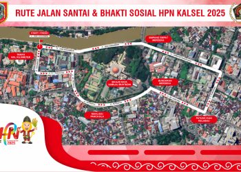 Ribuan Peserta Siap Serbu Jalan Sehat HPN 2025 Kalimantan Selatan, Doorprize Mewah Menanti!