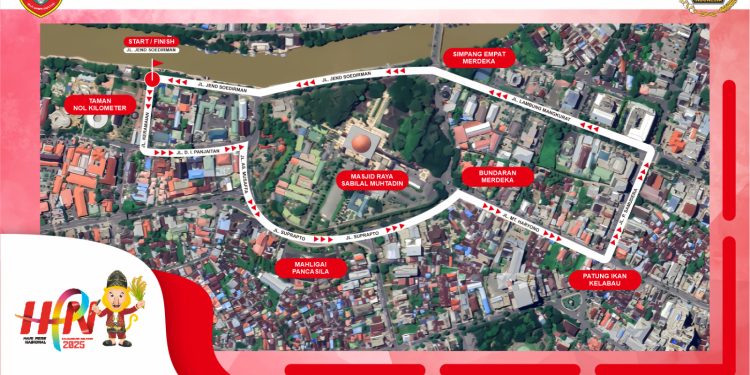 Ribuan Peserta Siap Serbu Jalan Sehat HPN 2025 Kalimantan Selatan, Doorprize Mewah Menanti!