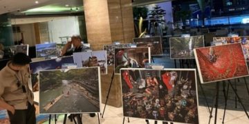 Disuguhkan, Pameran Foto Jurnalistik Karya Pewarta PWI Kalimantan Selatan pada HPN 2025