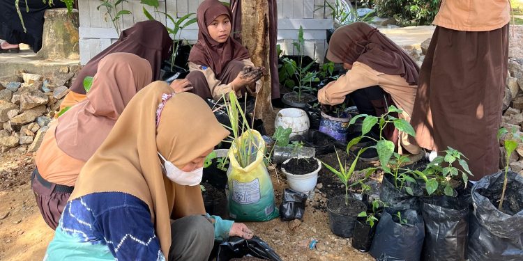 SDN Saring Sungai Bubu Berupaya Meraih Predikat Sekolah Adiwiyata Kabupaten