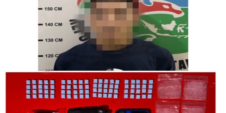 Satresnarkoba Polres Tanah Bumbu Amankan Pria Berinisial MG