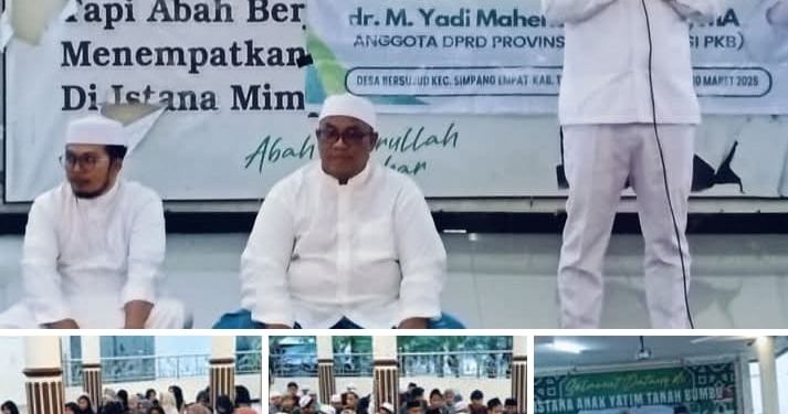 Anggota Komisi IV DPRD Kalsel dr. M. Yadi Mahendra Muhyin, MA Buka Puasa dengan Anak Yatim