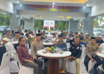 Polres Tanah Bumbu Buka Bersama Media