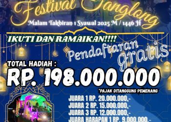 Festival Tanglong Malam Takbiran 1446 H, Tanah Bumbu Siapkan Hadiah Rp198 Juta