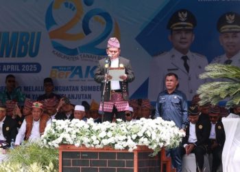 Wakil Ketua DPRD Tanah Bumbu Bacakan Sejarah Pembentukan Daerah di Momen Hari Jadi