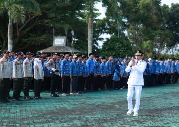 Pimpin Upacara Hari Otonomi Daerah ke-29, Bupati Bang Arul Serukan Sinergi Menuju Indonesia Emas 2045