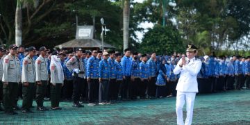 Pimpin Upacara Hari Otonomi Daerah ke-29, Bupati Bang Arul Serukan Sinergi Menuju Indonesia Emas 2045