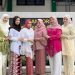 Mengenakan Kebaya Nasional Dihari Kartini Mereka Tampil Cantik