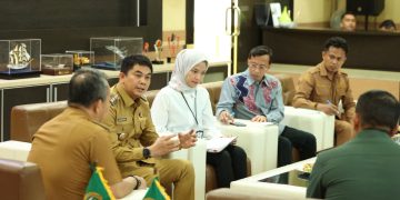 Bupati Andi Rudi Latif Hadiri Rapat Koordinasi Pembangunan Mako Yon TP Tanah Bumbu