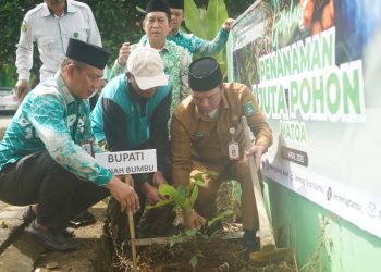 Bupati Andi Rudi Latif Dukung Gerakan Penanaman 1 Juta Pohon Kemenag RI