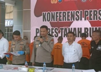Polres Tanah Bumbu Mengungkap 18 Kasus Kriminal dalam Operasi Sikat Intan 2025