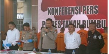Polres Tanah Bumbu Mengungkap 18 Kasus Kriminal dalam Operasi Sikat Intan 2025
