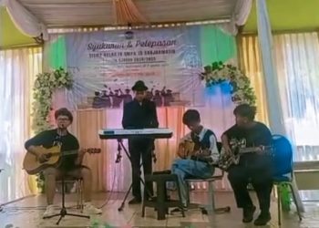 SMP Negeri 15 Gelar Perpisahan dengan Menggelar Band Sekolah