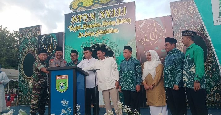Camat Karang Bintang Resmi Membuka MTQ Nasional ke-18 di Desa Selaselilau