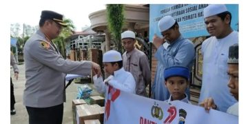 Polres Tanah Bumbu Gelar Khitanan Massal, Sambut Hari Bayangkara ke-79
