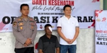 Sidokkes Polres Tanah Bumbu Gelar Bakti Kesehatan Operasi Katarak Gratis