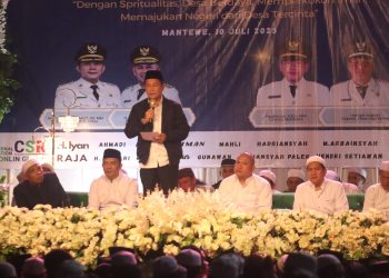 Tabligh Akbar Semarakkan Hari Jadi ke-47 Desa Mantewe, Pemerintah Apresiasi Semangat Gotong Royong Warga