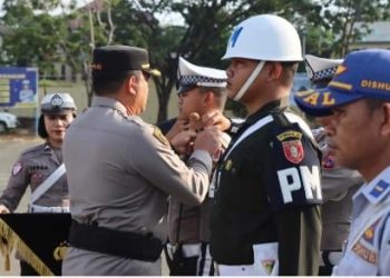 Polres Tanah Bumbu Apel Gelar Pasukan Operasi Kepolisian Patuh Intan 2025