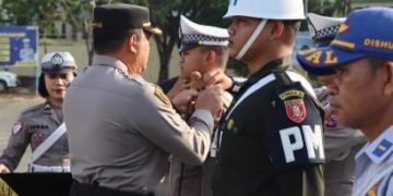 Polres Tanah Bumbu Apel Gelar Pasukan Operasi Kepolisian Patuh Intan 2025