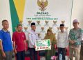 BAZNAS Salurkan Bantuan Zakat untuk Bedah Rumah Layak Huni di Desa Karang Rejo