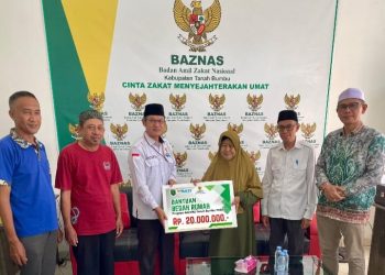 BAZNAS Salurkan Bantuan Zakat untuk Bedah Rumah Layak Huni di Desa Karang Rejo
