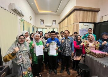 Perkuat Layanan Publik, Disdukcapil dan Dispersip Tanbu Teken Perpanjangan Kerjasama Data Kependudukan