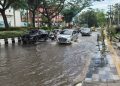 Hujan DuaJam Sore Hari, Jalan Utama Banjarmasin Tenggelam