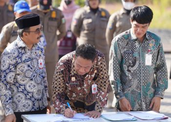 Disdukcapil Tanbu Perkuat Sinergi Layanan Publik, Teken Kerjasama dengan Satpol PP-Damkar dan Diskominfo