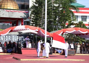Pemkab Tanbu Gelar Peringatan Hari Jadi ke-75 Provinsi Kalimantan Selatan dan Hari Veteran Nasional 2025