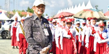1.110 Peserta Ikuti Lomba Gerak Jalan Pelajar di Tanah Bumbu