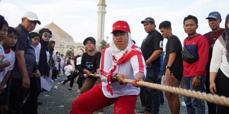 Meriahkan HUT RI ke-80, Pemkab Tanah Bumbu Rayakan dengan Berbagai Macam Perlombaan