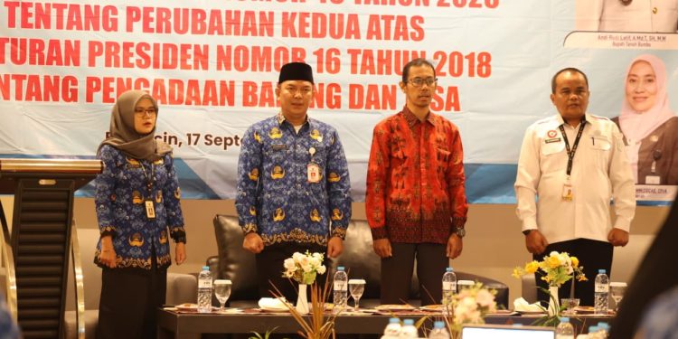 Sosialisasikan Perpres Nomor 46 Tahun 2025, Pemkab Tanbu Dorong Produk Lokal dalam Belanja APBD