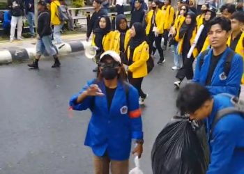Demo di Banjarmasin: Damaii.. Nitizen pun Iringi Mereka Pulang dengan Lagu Pengantin