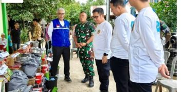 Wakil Bupati HSU Serahkan Bantuan untuk Korban Kebakaran di Desa Palimbangan Gusti