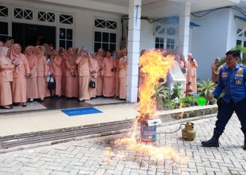 Pertemuan Rutin DWP Tanah Bumbu Diwarnai Edukasi Pencegahan Kebakaran