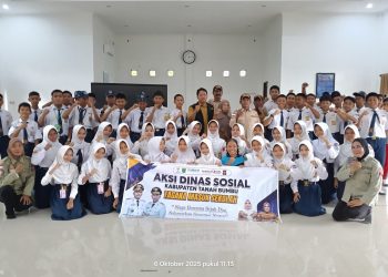 250 Siswa di Tanah Bumbu Ikuti Tagana Masuk Sekolah untuk Edukasi Penanganan Bencana