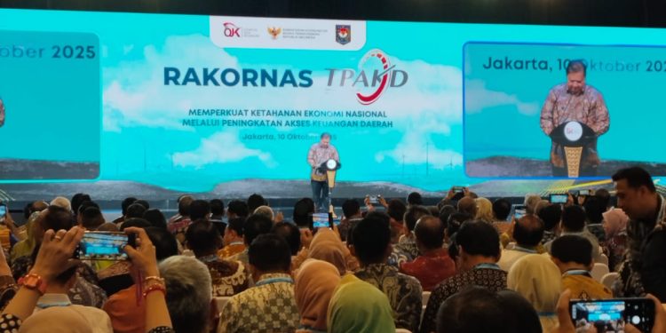 Bupati HSU Hadiri Rakornas TPAKD, Tegaskan Komitmen Dukung Inklusi Keuangan Daerah