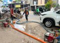 PAM Bandarmasih Sigap Perbaiki Kebocoran di Jalan Sutoyo S