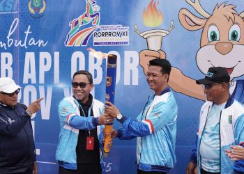Pemkab Tanah Bumbu Sambut Meriah Obor PORPROV Kalsel XII