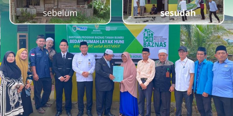 Serah Terima Bedah Rumah Layak Huni Program Baznas Tanah Bumbu TA 2025