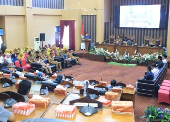 DPRD Tanbu Gelar Paripurna Jawaban Bupati atas Pemandangan Umum Fraksi Terkait Raperda APBD 2026