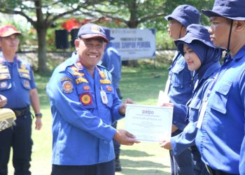 Tanah Bumbu Raih Penghargaan pada Penutupan Inhouse Training Pemadam I Angkatan VI di Kalsel