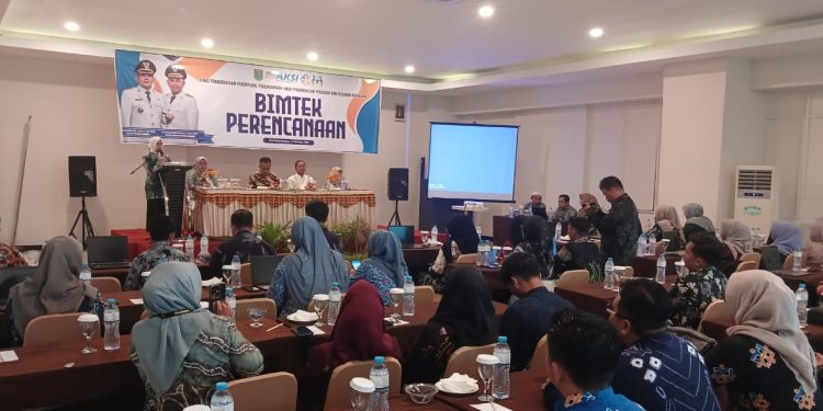 Pemkab Tanah Bumbu Gelar Bimtek Perencanaan untuk Perkuat Kapasitas Aparatur DP3AP2KB