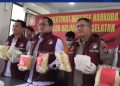 Ngeri,Jeda 2 Bulan Polda Kalsel Sita Ratusan Kilo Sabu Jaringan Gembong Internasional