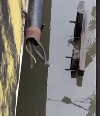 Ada Kabel Traffict Light  di Banjarmasin Terpotong Dua, Warga: Padahal Dekat Pos Jaga yaa