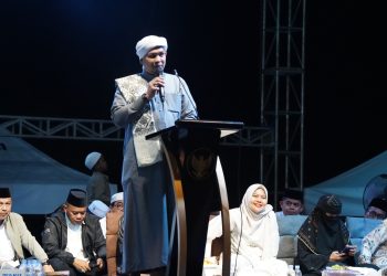 Tabligh Akbar Meriahkan Aksi Sinergitas Merah Putih di Angsana
