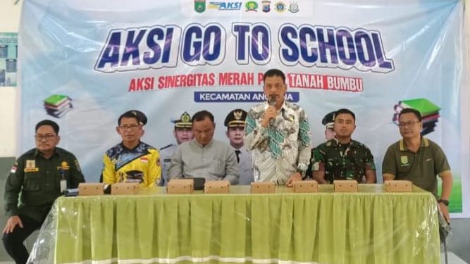 Aksi Go To School Tanah Bumbu, Tanamkan Wawasan Kebangsaan dan Cegah Narkoba di Kalangan Pelajar