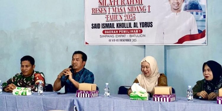 Reses DPRD Tanah Bumbu, Said Ismail Serap Tiga Aspirasi Utama Warga Sarigadung