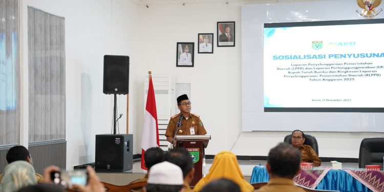 Pemkab Tanah Bumbu Gelar Sosialisasi Penyusunan LPPD, LKPJ, dan RLPPD TA 2025
