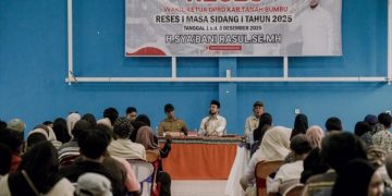 Reses di Satui, Wakil Ketua DPRD Tanah Bumbu Sya’bani Rasul Dorong Pembentukan Kelompok Usaha